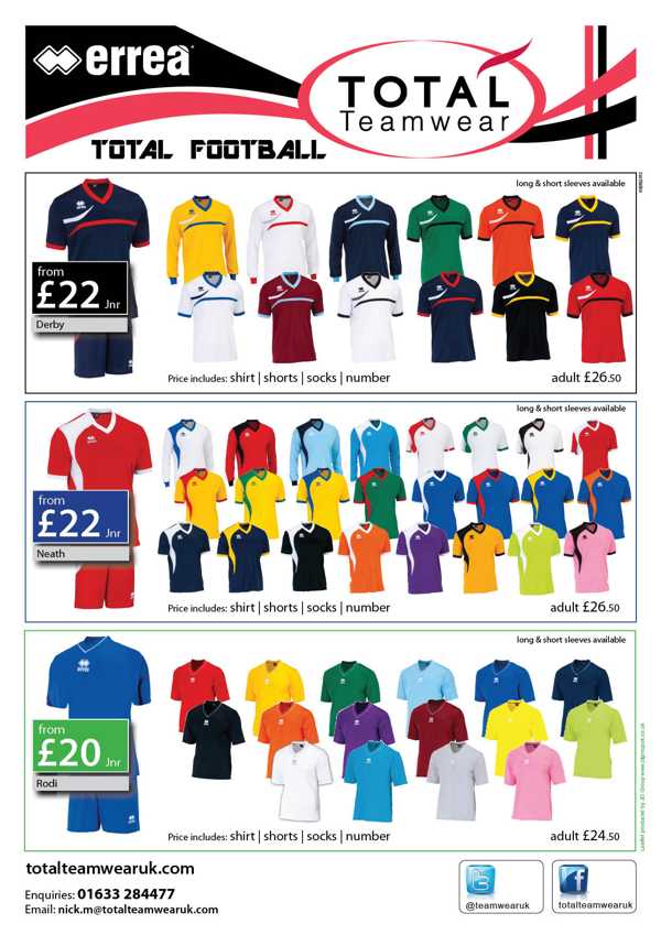 Errea Special Offers 